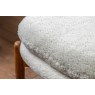 Gallery Direct Datsun Cream Sheepskin Fabric Footstool Gallery Direct Datsun Cream Sheepskin Fabric Footstool