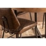 Dalton Quilted Dark Brown Dining Chair (Pair) Dalton Quilted Dark Brown Dining Chair (Pair)