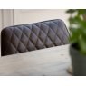 Dalton Quilted Dark Brown Dining Chair (Pair) Dalton Quilted Dark Brown Dining Chair (Pair)