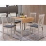 Alaska Painted Compact Square Drop Leaf Dining Table Alaska Painted Compact Square Drop Leaf Dining Table