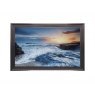 Rocky Beach Print With Metallic Frame