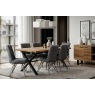 Forge Industrial 150 Dining Table Set & 4 Grey Dining Chairs Forge Industrial 150 Dining Table Set & 4 Grey Dining Chairs