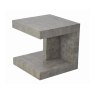 Lyra End Table in Concrete Finish