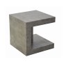 Lyra End Table in Concrete Finish