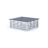 Murano Glass Square Coffee Table Murano Glass Square Coffee Table