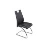 Zen Glass Dining Table Set & 4 Dining Chairs in Black Zen Glass Dining Table Set & 4 Dining Chairs in Black