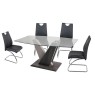 Zen Glass Dining Table with High Gloss Finish Zen Glass Dining Table with High Gloss Finish