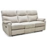 Monet 3 Seater Manual Recliner Sofa in Mink Fabric - STOCK Monet 3 Seater Manual Recliner Sofa in Mink Fabric - STOCK