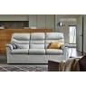 G Plan Malvern Leather 3 Seater 3 Cushion Sofa