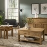 Chester Oak Small TV Unit 80cm Wide Chester Oak Small TV Unit 80cm Wide