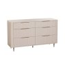 Lily Painted Mahogany 6 Drawer Wide Chest of Drawers Lily Painted Mahogany 6 Drawer Wide Chest of Drawers
