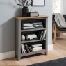 Chester Oak Painted Grey - Low Bookcase 70cm Wide| Moles Breath Grey Chester Oak Painted Grey - Low Bookcase 70cm Wide| Moles Breath Grey