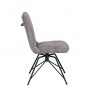 Lola Swivel Velvet Grey Dining Chair (Pair) Lola Swivel Velvet Grey Dining Chair (Pair)