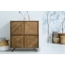 Hudson Solid Oak Highboard Hudson Solid Oak Highboard