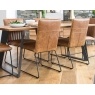 Cooper Leather Dining Chair in Tan (Pair) Cooper Leather Dining Chair in Tan (Pair)