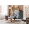 Florida Festival Fabric Swivel Recliner & Stool Florida Festival Fabric Swivel Recliner & Stool