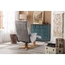 Florida Festival Fabric Swivel Recliner & Stool Florida Festival Fabric Swivel Recliner & Stool