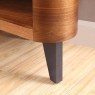 San Francisco Curved TV Stand - Walnut