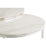 Houston Round Coffee Table Set in Italy White Houston Round Coffee Table Set in Italy White