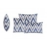 Scatter Cushion in Kilvington Chevron Navy Scatter Cushion in Kilvington Chevron Navy