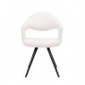 Jasmine Boucle Fabric Misty Grey Dining Chair (Pair) Jasmine Boucle Fabric Misty Grey Dining Chair (Pair)