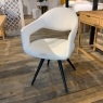 Jasmine Boucle Fabric Misty Grey Dining Chair (Pair) Jasmine Boucle Fabric Misty Grey Dining Chair (Pair)