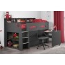 Juno Childrens Midsleeper Bunk Bed with Glow in the Dark Steps Juno Childrens Midsleeper Bunk Bed with Glow in the Dark Steps