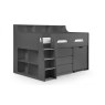 Juno Childrens Midsleeper Bunk Bed with Glow in the Dark Steps Juno Childrens Midsleeper Bunk Bed with Glow in the Dark Steps