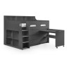 Juno Childrens Midsleeper Bunk Bed with Glow in the Dark Steps Juno Childrens Midsleeper Bunk Bed with Glow in the Dark Steps