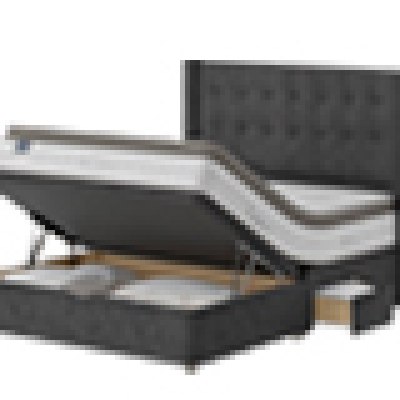 Half Ottoman with Mini Drawer
