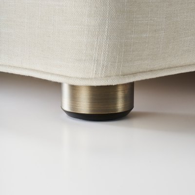Wood/Metal Foot - Bronze/Ebony Finish (Set Of 6)