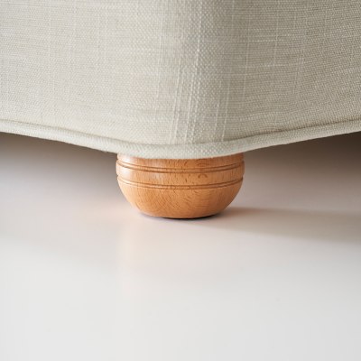 Wooden Bun Foot - Natural (Set Of 8)