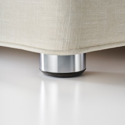 Wood/Metal Foot - Chrome/Steel (Set Of 12)