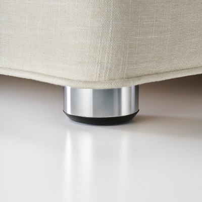 Wood/Metal Foot - Chrome/Ebony Finish (Set Of 12)